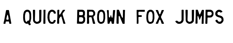 Preview of Heavy Equipment Regular font