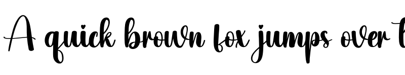 Preview of Heavy Regular font