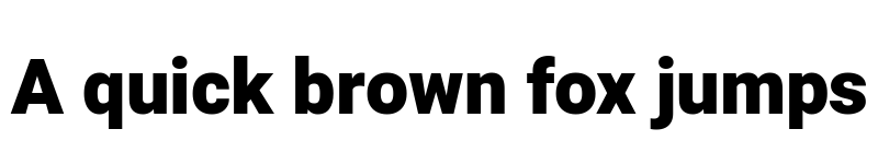 Preview of Heebo Black font