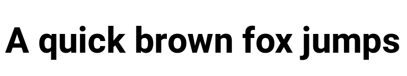 Preview of Heebo Bold font