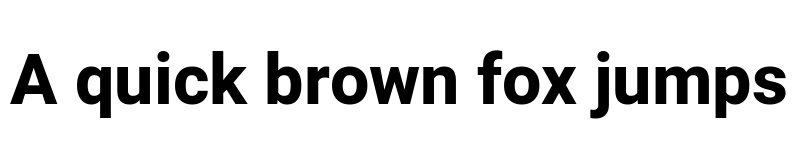 Preview of Heebo ExtraBold font