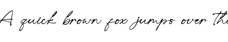 Preview of Heligthon Signature Regular font