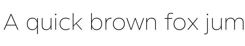 Preview of Helios Antique Ultra Light font