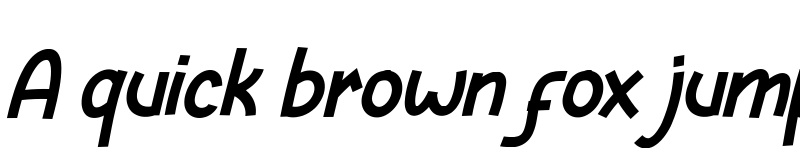 Preview of HELLO GIRAFFE Italic font