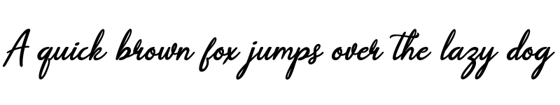 Preview of Hello Mauliza script Regular font
