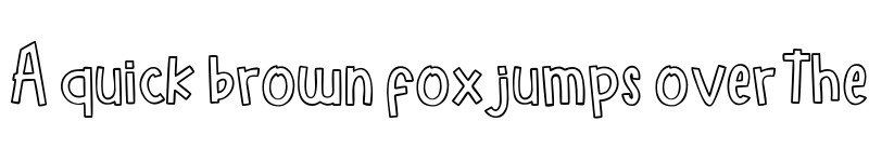 Preview of Hellofreeday Outline DEMO Regular font