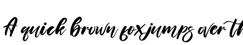 Preview of Helloria Abigail Regular font