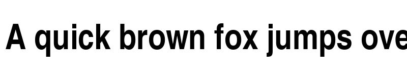 Preview of Helvetica Narrow Bold font