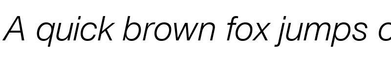 Preview of Helvetica Neue Light Italic font