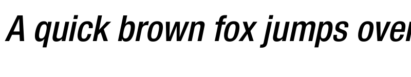 Preview of Helvetica Neue LT Com 67 Medium Condensed Oblique font