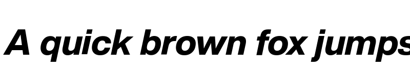 Preview of Helvetica Now Display W05 ExtraBold Italic font