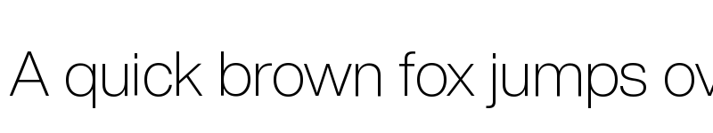 Preview of Helvetica Now Display W05 X Light font