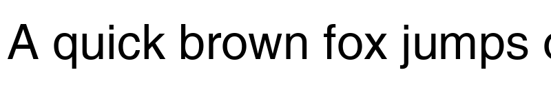 Preview of Helvetica Regular font