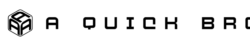 Preview of Hemicube PERSONAL USE ONLY Regular font