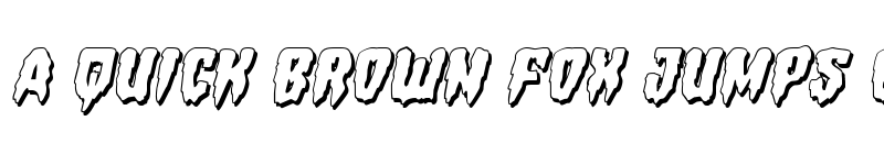 Preview of Hemogoblin 3D Italic Italic font