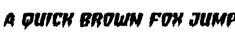 Preview of Hemogoblin Expanded Italic Expanded Italic font