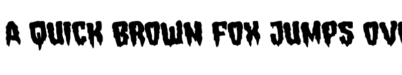 Preview of Hemogoblin Rotated Regular font