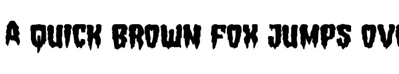 Preview of Hemogoblin Staggered Regular font