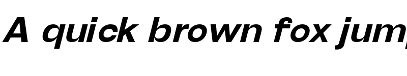 Preview of Henju Bold Slanted font