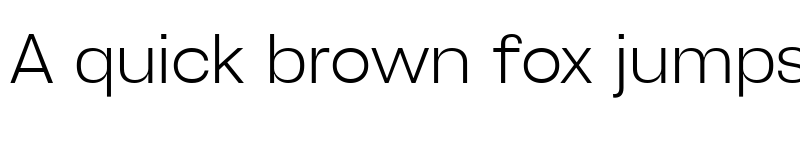 Preview of Henju Extra Light font