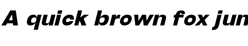 Preview of Henju ExtraBlack font