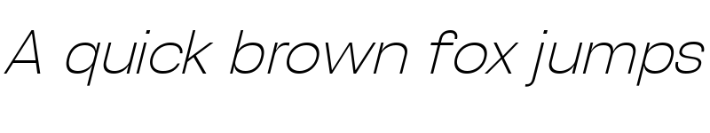 Preview of Henju Thin font