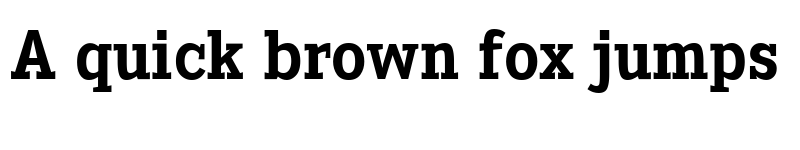 Preview of Heptal Bold font