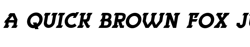 Preview of Herne Italic font