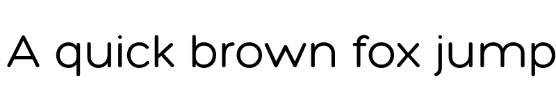 Preview of Hero Light Regular font