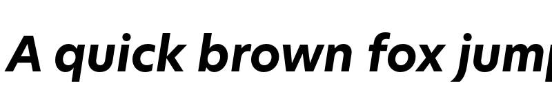 Preview of Hero New Bold Italic font