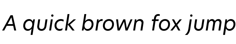 Preview of Hero New Regular Italic font