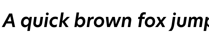 Preview of Hero New SemiBold Italic font