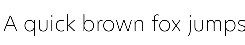 Preview of Hero New UltraLight font