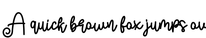 Preview of Hesty and Gita Regular font