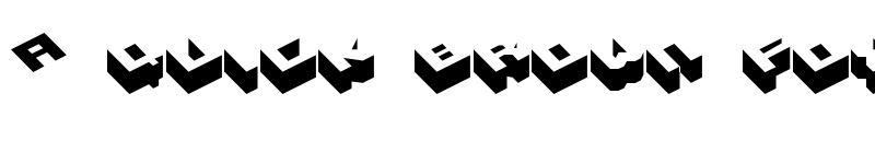 Preview of Hexagon Regular font