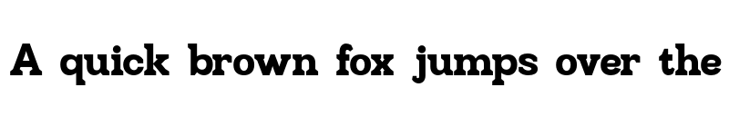 Preview of Hexi Black font