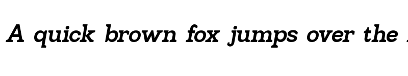 Preview of Hexi Bold Oblique font