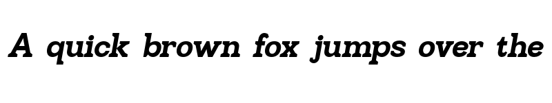 Preview of Hexi ExtraBold Oblique font