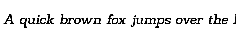 Preview of Hexi SemiBold Oblique font