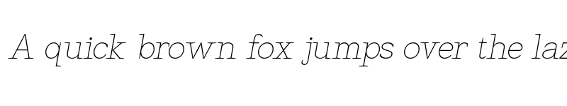 Preview of Hexi Thin Oblique font