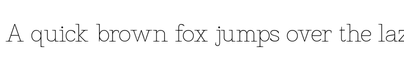 Preview of Hexi Thin font