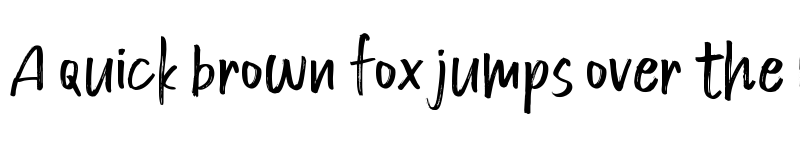 Preview of Hey Brush Regular font