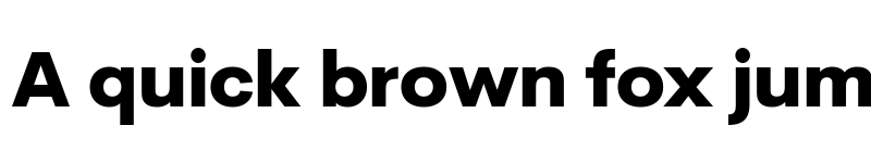 Preview of HeyWow Heavy font