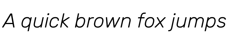 Preview of Hezaedrus Light Italic font