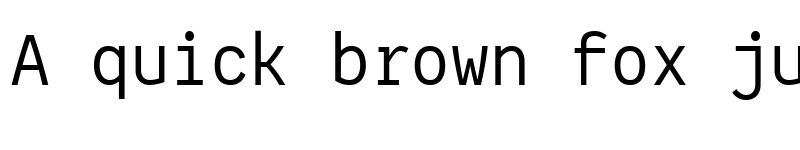 Preview of HFMonorita Light font