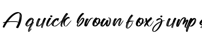 Preview of Hicks Bryant Regular font