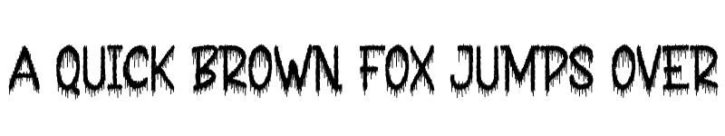 Preview of Hideous Regular font