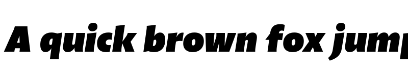 Preview of Highgate Black Italic font