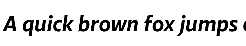 Preview of Highgate Bold Italic font