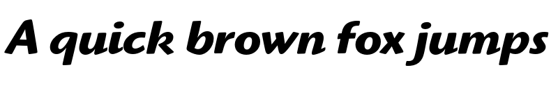 Preview of Highlander ITC Std Bold Italic font